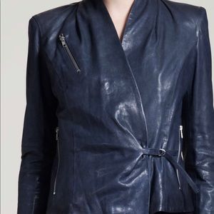 Helmut Lang Leather Jacket  - P/XS. Retail $1300